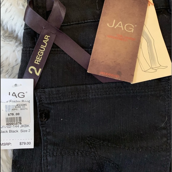 JAG Black jeans, VERY GOOD condish - Picture 2 of 3
